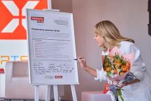 Spotkanie sygnatariuszy "Wyzwanie 10 na 10" - dr Wanda Baltaza 