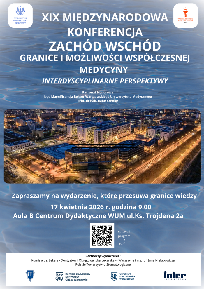 plakat konferencji Zachód Wschód